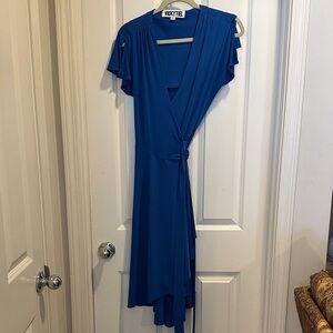 Vickytiel Blue Wrap Dress